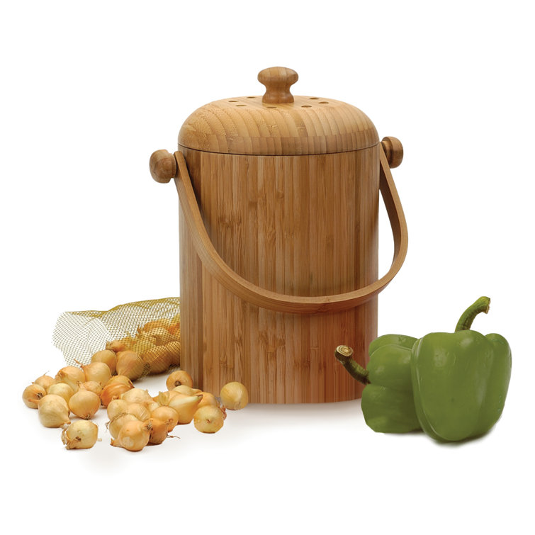 RSVP International 0.75 Gal. Kitchen Composter & Reviews Wayfair Canada